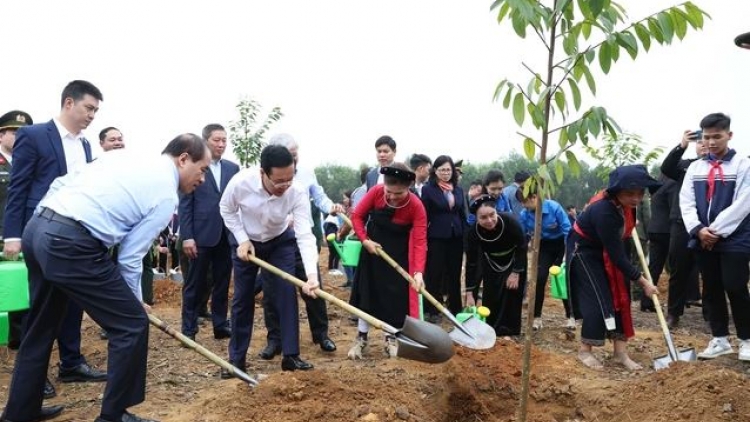 Khua mir sir dêh čar ta Võ Văn Thưởng pok phun Tết pla kyâo bơyan bơnga Giáp Thìn 2024 