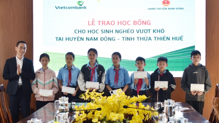 Thừa Thiên Huế: Pa đơp đoọng 145 hun pr’hêl học bổng ha học sinh lum pr’ắt tr’mông đharựt z’lâh zr’năh k’đhap đhị chr’hoong Nam Đông