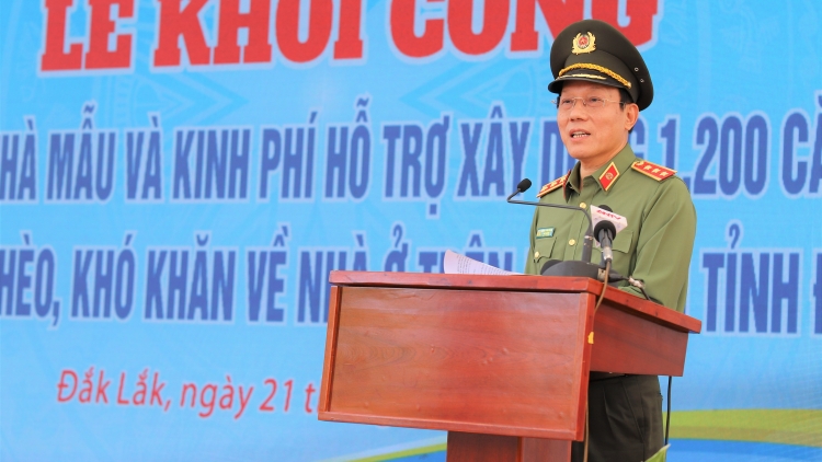 Ding jum kông an man pơdong 1.200 boh sang djru mơnuih ƀun rin, tơnap tap ƀơi Dak Lak 