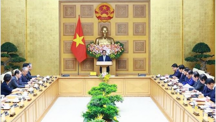 Thủ tướng Chính phủ Phạm Minh Chính rgum nchră đah ăp doanh nghiệp Trung Quốc 