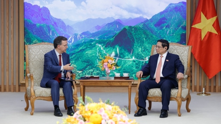 Thủ tướng Phạm Minh Chính sơng Khul Điều IV, Hơnih mong jên hu Apŭng plĕnh teh (IMF)