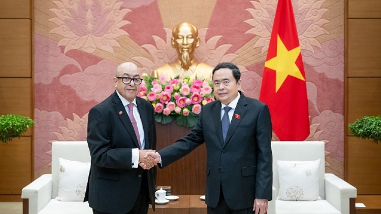 Kruanh Quốc hội Trần Thanh Mẫn wơt Tổng thư ký Hạ viện Ma-rốc