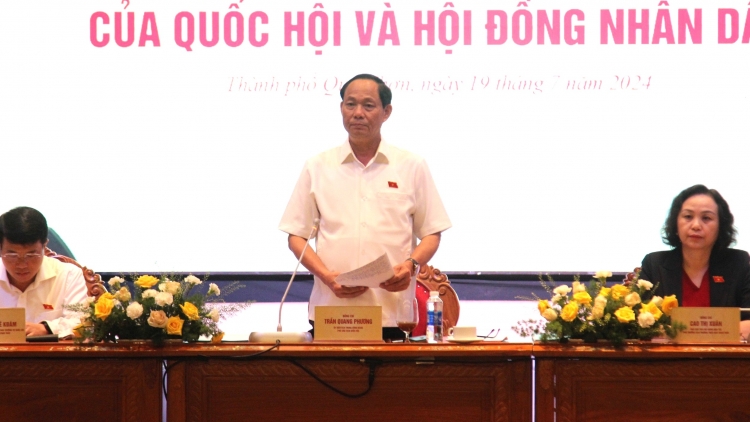 Groi Kruanh Quốc hội Trần Quang Phương pah kan đah Rnâng kan HĐND 10 n’gor, nkuăl ƀon têh miền Trung, Tây Nguyên