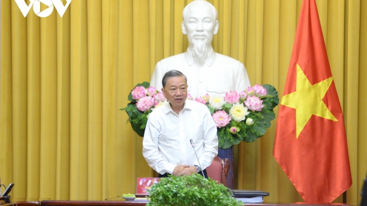 CHỦ TỊCH NƯỚC TÔ LÂM K’ĐHƠỢNG XAY PR’HỌP BAN K’ĐHƠỢNG XAY BHR’LẬ TƯ PHÁP TRUNG ƯƠNG