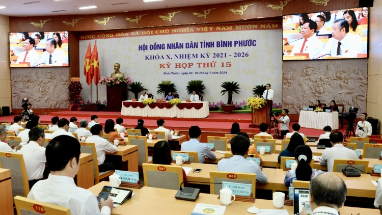 Kơdră chĕp pơgơ̆r Kuô̆k hô̆i Trần Thanh Mẫn vang năm Hop akŏm Jơnŭm vei lăng kon pơlei dêh char Bình Phước