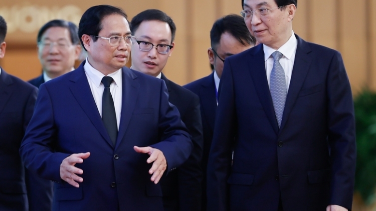 Khua knŭk kna Phạm Minh Chính drông khua kiă kriê China Vương Hộ Ninh 