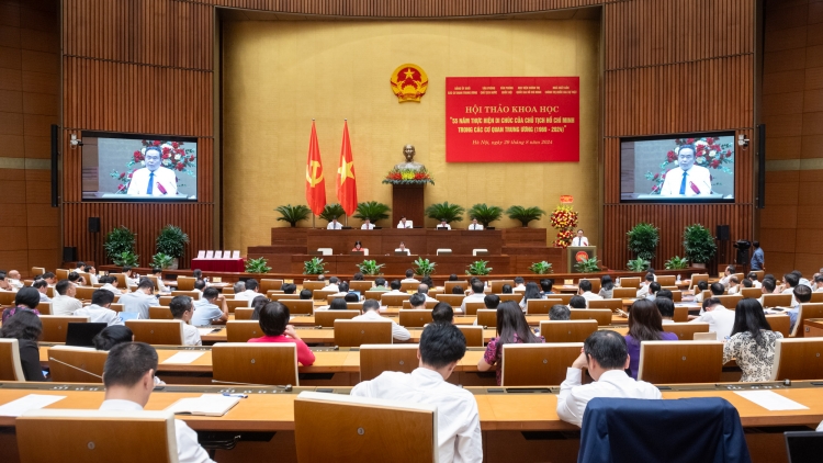 Hôp tơpui ‘na khoa hok “55 hơnăm pêi pro tiô tơdroăng Hồ Chi Minh Kăn xiâm hnê ngăn tơnêi têa chêh hdrối hlâ lêk tung mâu kơ koan xiâm tơnêi têa (1969 - 2024)”