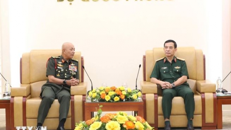 Đại tướng Phan Văn Giang wơt Tư lệnh mpôl tahen Malaysia
