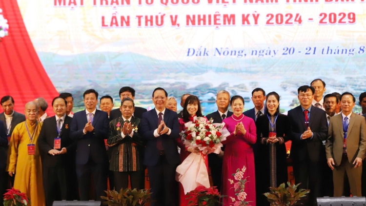 Đại hội Mặt trận Tổ quốc Việt Nam n’gor Dak Nông tal V năm kan 2024-2029