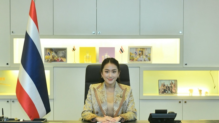 Thủ tướng Chính phủ Phạm Minh Chính lĕ tâm nchră đah Thủ tướng Thái Lan Paetongtarn Shinawatra 