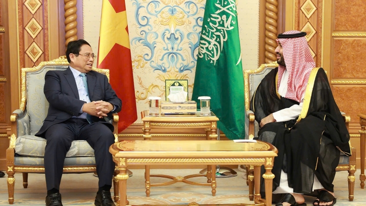 Khua knŭk kna Phạm Minh Chính blŭ hrăm hŏng Khua knŭk kna Saudi Arabia 