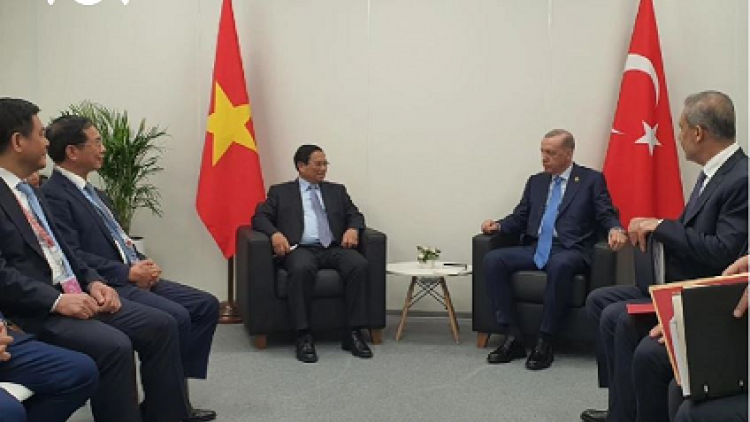 Thủ tướng Chính phủ Phạm Minh Chính mâp Tổng thống Thổ Nhĩ Kỳ
