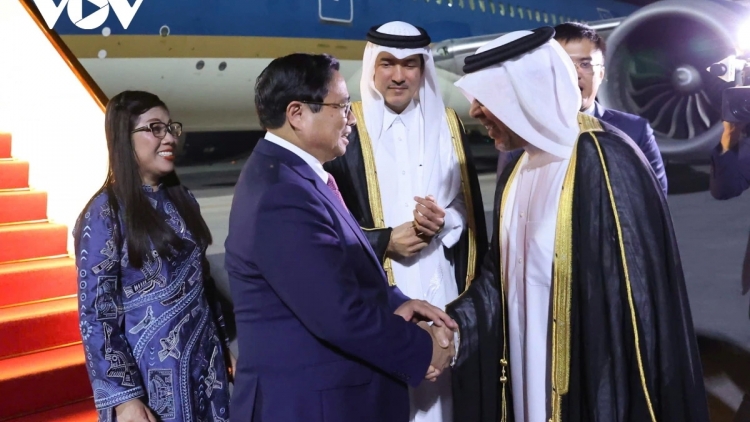 THỦ TƯỚNG PHẠM MINH CHÍNH NĂC TƠỚP LƯƠT LUM LÊY QATAR