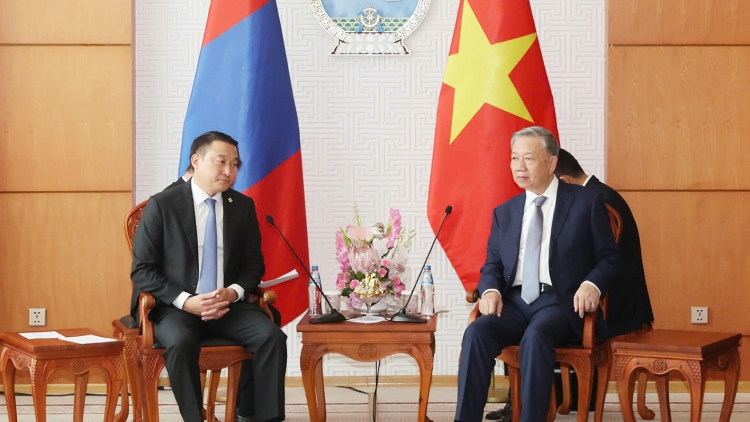 Tổng Bí thư, Kruanh dak Tô Lâm rgum ôp Kruanh Quốc hội Mông Cổ 