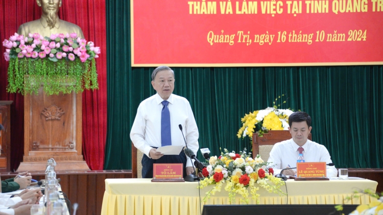 Pôa Tô Lâm, Kăn xiâm pơkuâ hnê ngăn Đảng, Kăn xiâm hnê ngăn tơnêi têa pêi cheăng ƀă Khu pơkuâ hnê ngăn cheăng Đảng kong pơlê Quảng Trị