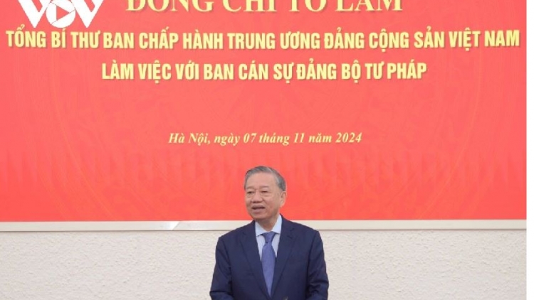 Pôa Tô lâm Kăn xiâm pơkuâ hnê ngăn Đảng pêi cheăng ƀă mâu Kăn Đảng ƀô̆ ‘na Luât