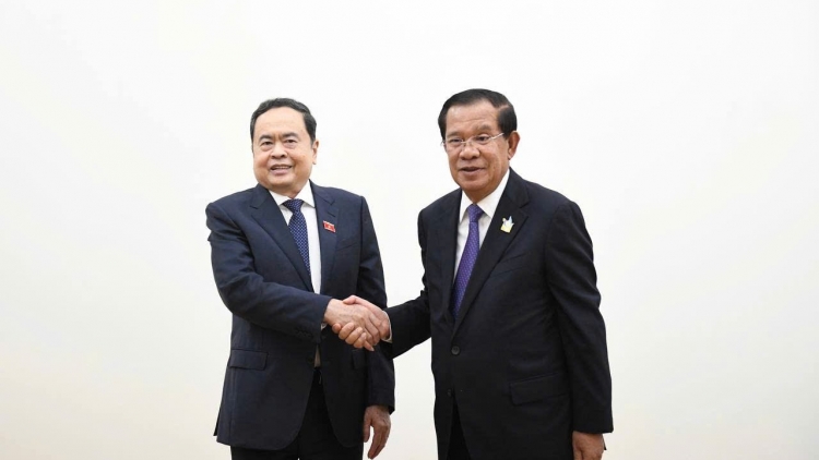 Kơdră chĕp pơgơ̆r Kuô̆k hô̆i Trần Thanh Mẫn pơma dơnuh hăm Kơdră chĕp pơgơ̆r Thượng viện Campuchia