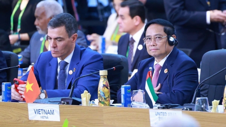 Thủ tướng Phạm Minh Chính râng rơh rƀŭn nchră gâl têh G20