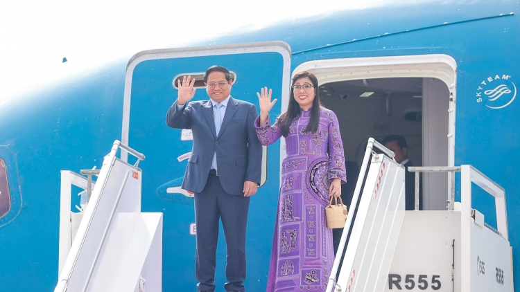 Thủ tướng Cíñ phủ ồng Phạm Minh Chính tơn jơh niam bơnĕ dơ̆ lòt còp tus 3 lơgar Trung Đông