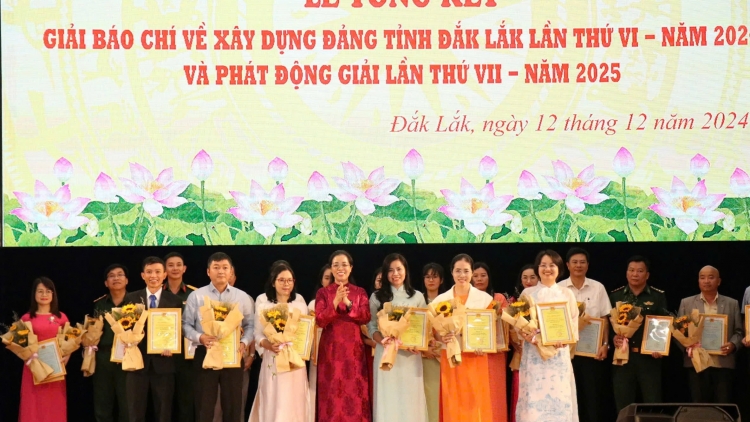 Dak Lak an giải Báo chí mpeh ndâk njêng Đảng rơh tal 6