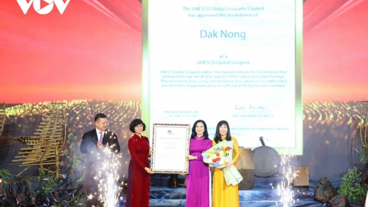 ĐẮK NÔNG ĐỚP DANH HIỆU CÔNG VIÊN ĐỊA CHẤT PRANG BHA LANG K’TIẾC UNESCO G’LUH 2