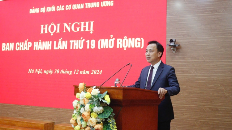 Tâm nchră Ban chấp hành Đảng bộ Khối ăp nhih pah kan Trung ương tâl 19