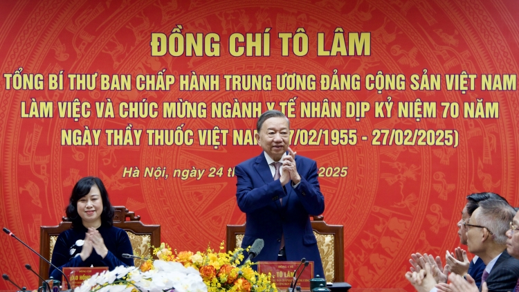 Tổng Bí thư Tô Lâm pơgơ̆r jơ bơ̆jang hăm Anih tơm vei lăng jang pơgang