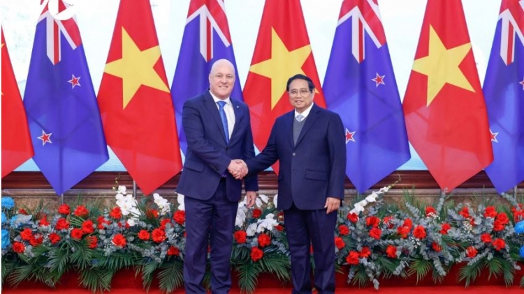 Thủ tướng Chính phủ Phạm Minh Chính tâm nchră đah Thủ tướng New Zealand