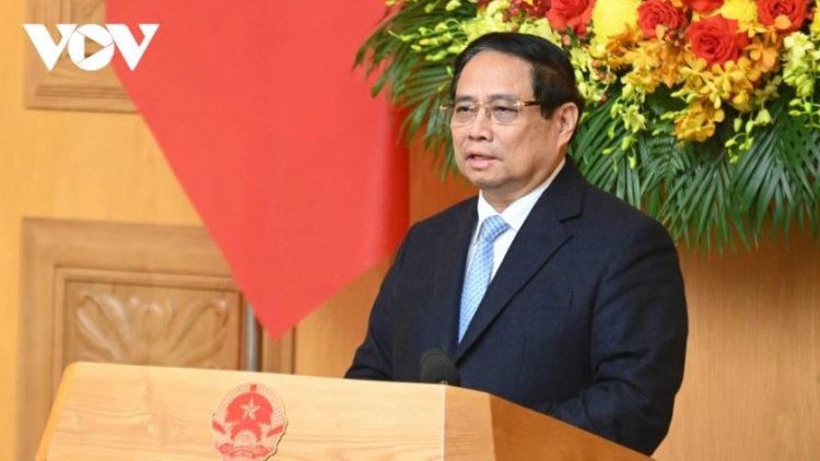 Khua knŭk kna Phạm Minh Chính gĭt gai mmông blŭ hrăm hŏng dŭm knơ̆ng bruă Dhŭng Korea