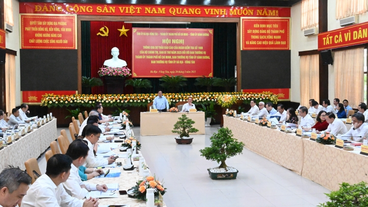 Thủ tướng pơm tơm Hop akŏm pơdrơ̆ng kiơ̆ trong vă pơjing hla bơar chih tơbăt bơ̆ jang dăr lăng Khul kơdră chĕp pơgơr Đảng pơlei tơm Hồ Chí Minh, Bình Dương, Bà Rịa - Vũng Tàu