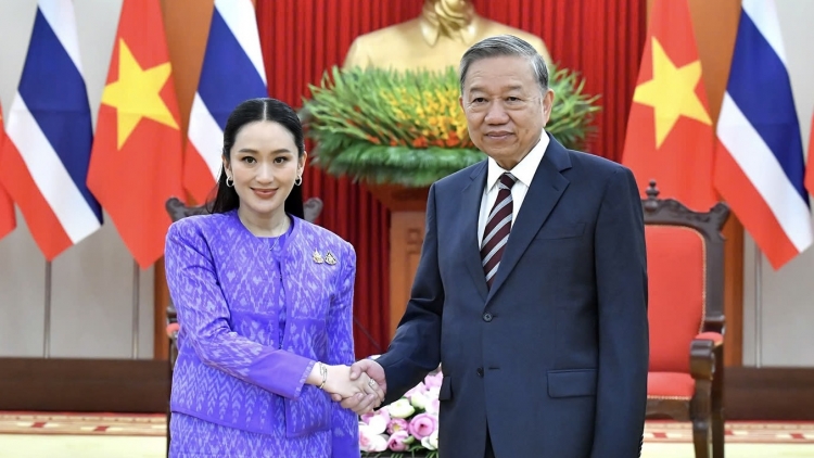 Tổng Ƀí thư ồng Tô Lâm wă Thủ tướng lơgar Thái Lan 