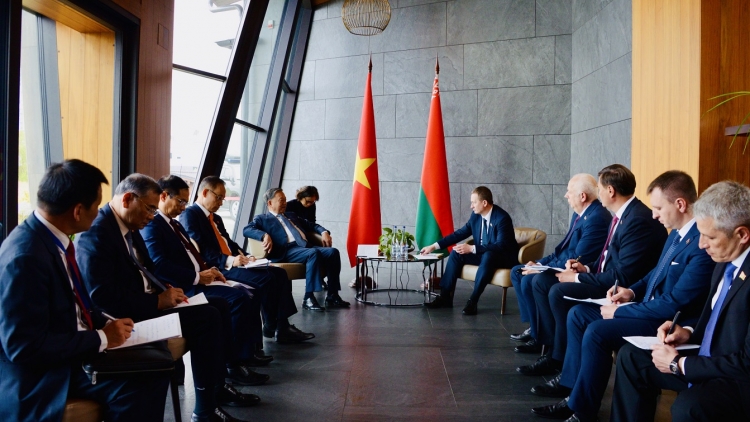 Khua git gai Ping gah dêh čar ta ơi Tô Lâm bơkơtuai hăng Khua dêh čar Belarus 