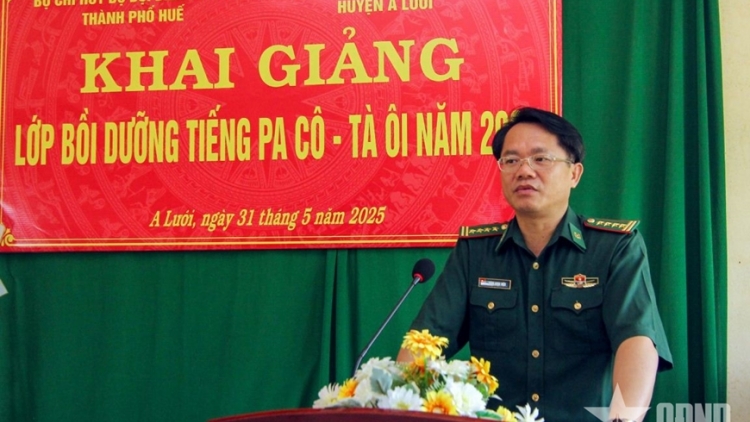 BỘ ĐỘI BIÊN PHÒNG THÀNH PHỐ HUẾ: PA CHOOM CƠNH PRÁ XAY LÂNG P’RÁ ACOON COH ĐOỌNG HA CÁN BỘ, CHIẾN SĨ BIÊN PHÒNG