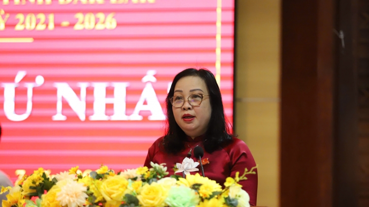 Cao Thị Hoà An mâo jao ngă Khua Êpul gơ̆ng bruă ƀuôn sang čar Dak Lak  