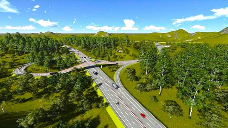 Gia Lai séa ngăn tơdroăng chêl thiăn liăn xua ‘mâi xĕn tơnêi xo pro troăng kân tơdrăng Quy Nhơn - Pleiku