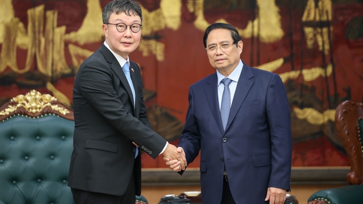 Thủ tướng Phạm Minh Chính vơt 2 Tập đoàn bâh Hàn Quốc.