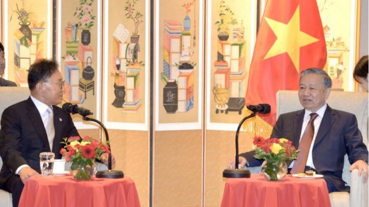 Pôa Tô Lâm, Kăn xiâm pơkuâ hnê ngăn Đảng tơdah kăn teăng mâ Việt Nam a Hàn Quốc – pôa Park Soo Kwan