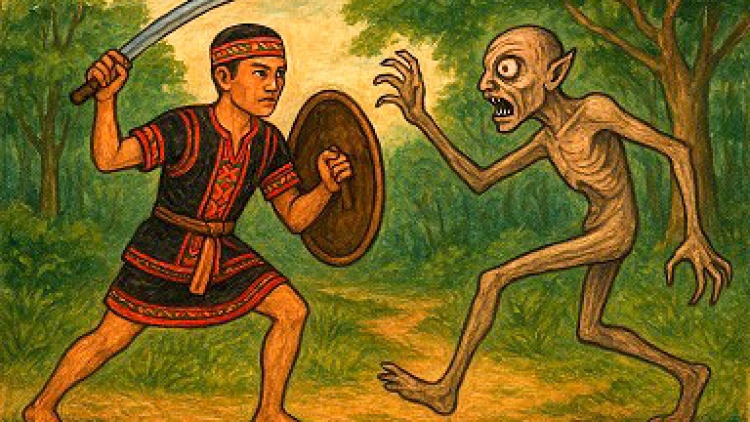 Jơnau yal yau kòn cau Sơdàng dê “Klau ting cuh phan mờ Cà Cheng Leng”