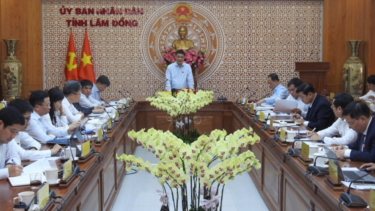 Phó Củ tịc Quốk hội ồng Vũ Hồng Thanh lơh broă mờ càr Lâm Đồng bè rơndăp broă lơh kwơ màng dà lơgar dê