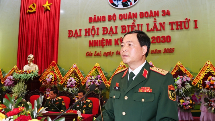 Bơt bơtàu Quân đoàn 34 di mờ jơnau sồr ngan ngồn, ngac ngar, jak chài, tam gơl pa