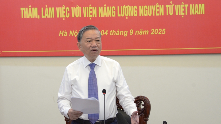 Khua gĭt gai Đảng Tô Lâm mă bruă hŏng anôk bruă năng lượng nguyên tử Việt Nam 