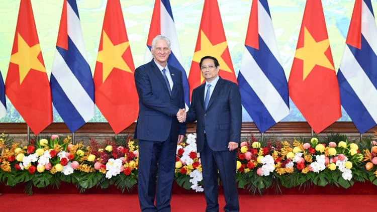 Khua gĭt gai tal sa, Khua lăn čar Cuba bi blŭ hrăm hŏng khua knŭk kna Phạm Minh Chính 