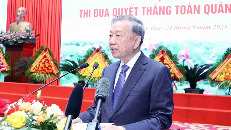 Tổng Bí thư Tô Lâm râng Đại hội Tâm rlong geh nău dơi lam mpôl tahen