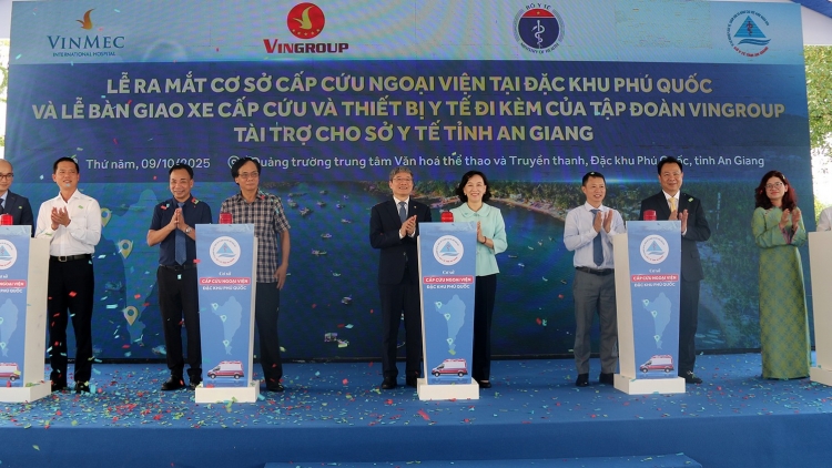 ខេត្តអានយ៉ាង បើកដំណើរការមណ្ឌលជួយសង្រ្គោះបន្ទាន់ក្រៅមន្ទីរពេទ្យនៃតំបន់ពិសេសភូក្វឹក