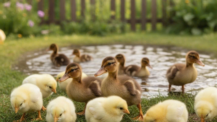 កូនមាន់ និងកូនទា