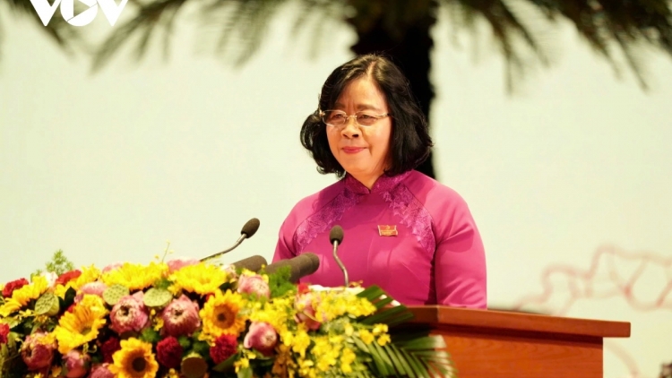 TỔNG BÍ THƯ TÔ LÂM PÂH, K’ĐHƠỢNG BHRỢ ĐẠI HỘI ĐẠI BIỂU ĐẢNG BỘ THÀNH PHỐ HÀ NỘI