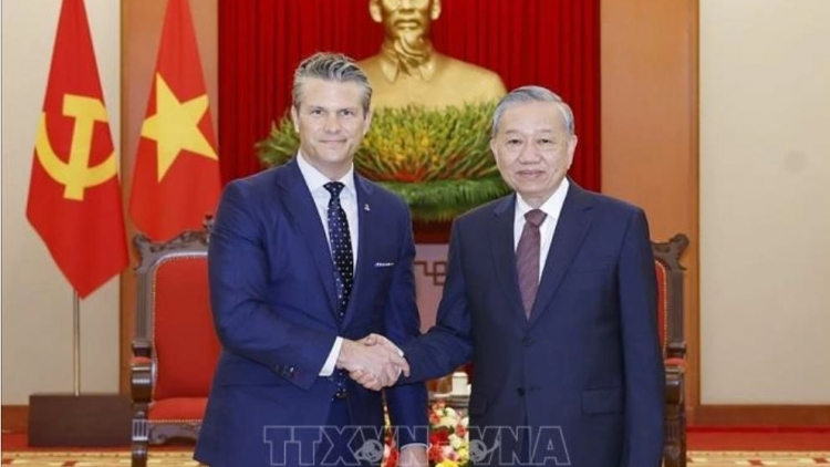 Tổng Bí thư Tô Lâm sơng Kơdră tơm vei lăng khul linh tơblăh kơ teh đak Mi