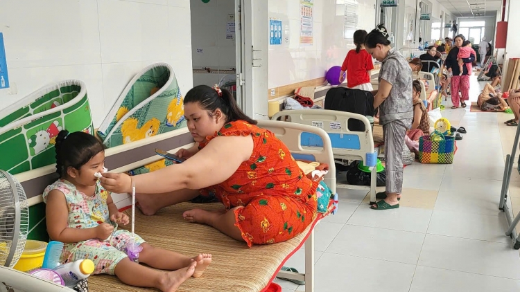 ស្ថានការណ៍ជម្ងឺគ្រុនឈាមនៅមន្ទីរពេទ្យកុមារកឹងធើ