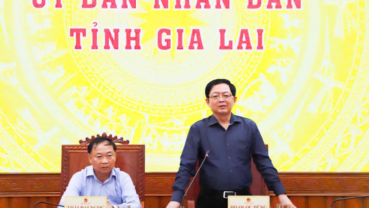 Groi Thủ tướng Hồ Quốc Dũng pah kan đah nuĭh leo kan n’gor Gia Lai.