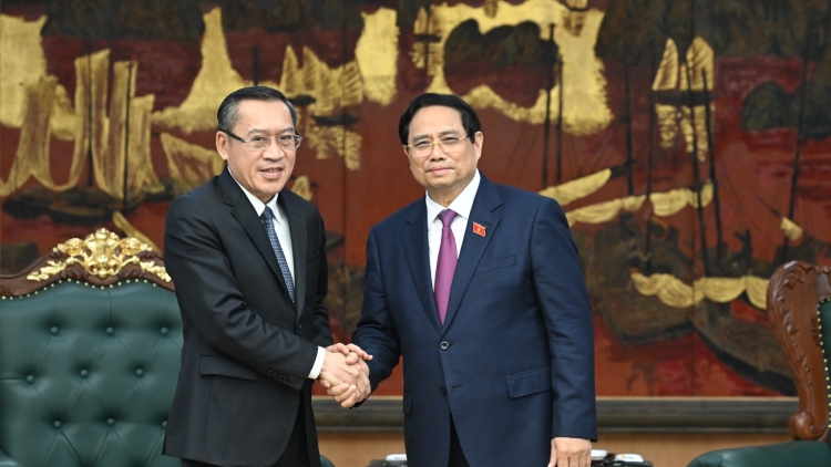 Thủ tướng Phạm Minh Chính vơt kruanh n’gâng kan Lao động n’hanh Phúc lơị Laò.